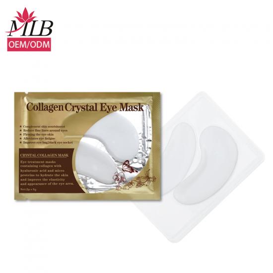 White collagen eye gel mask